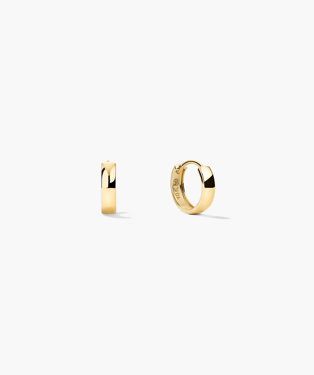 AuraGilt Bold Hoop Earrings