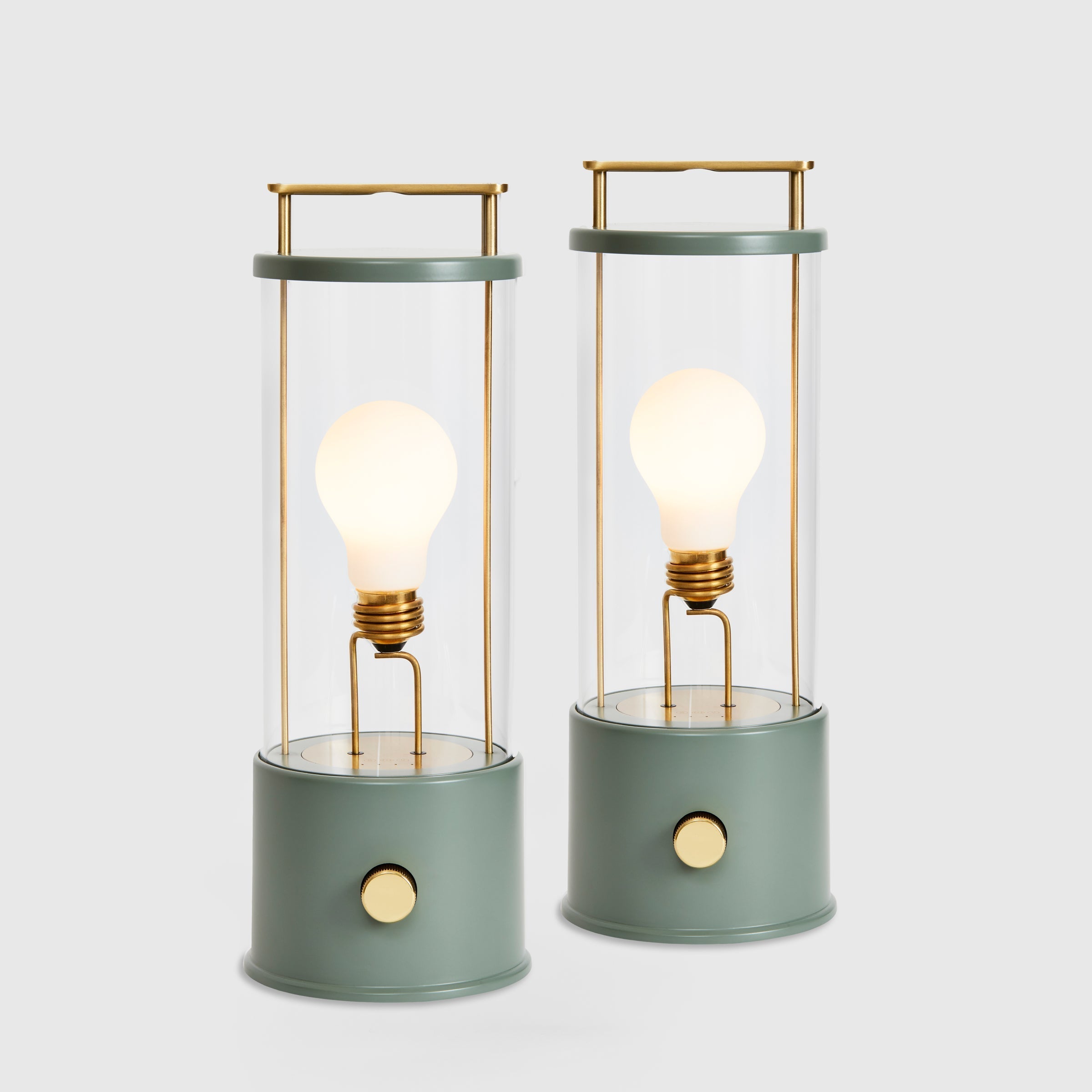 The Muse 1.0 Portable Lamp in Pleasure Garden Green (Set of 2)