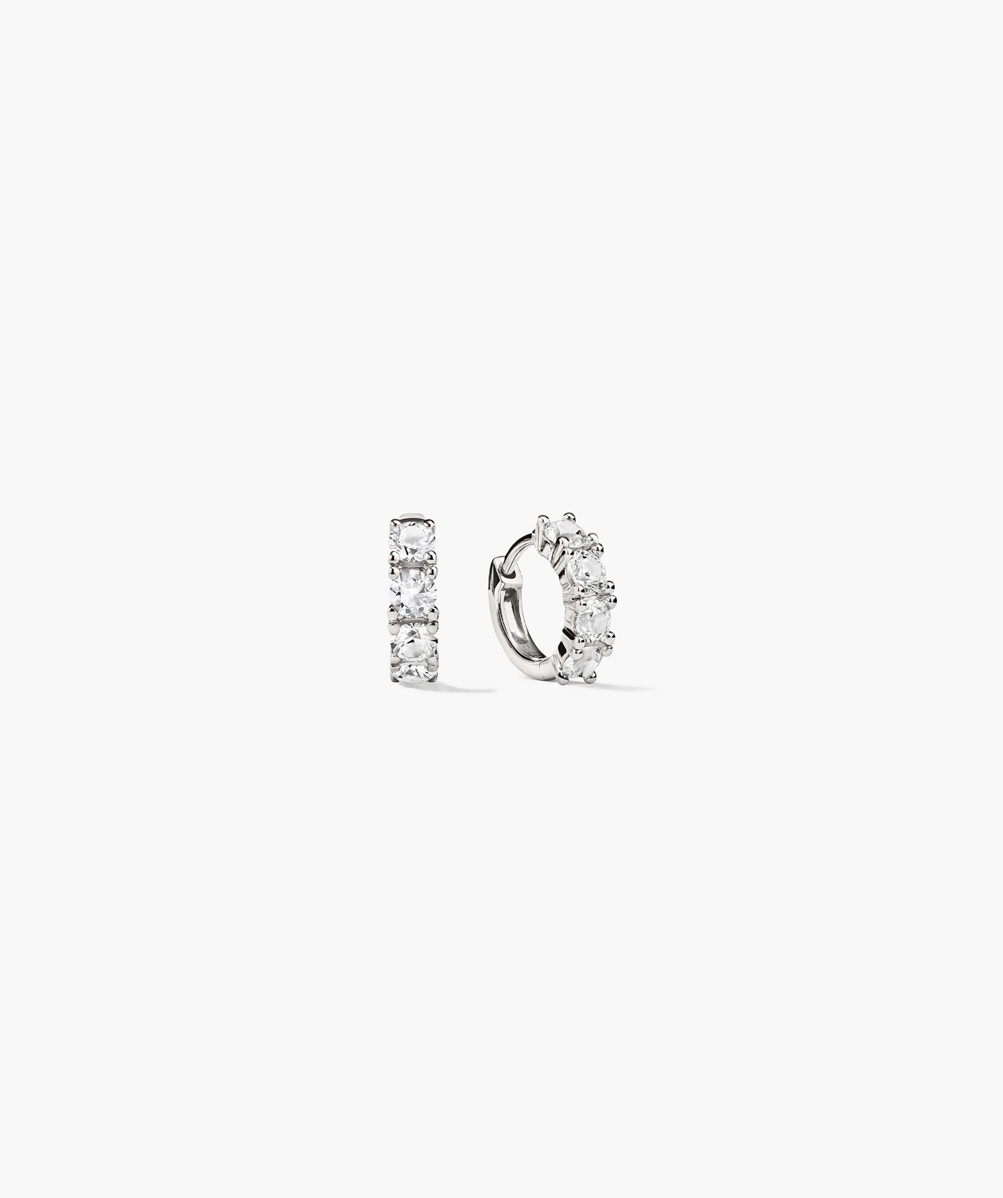 18k Gold Vermeil / Lab Grown White Sapphire