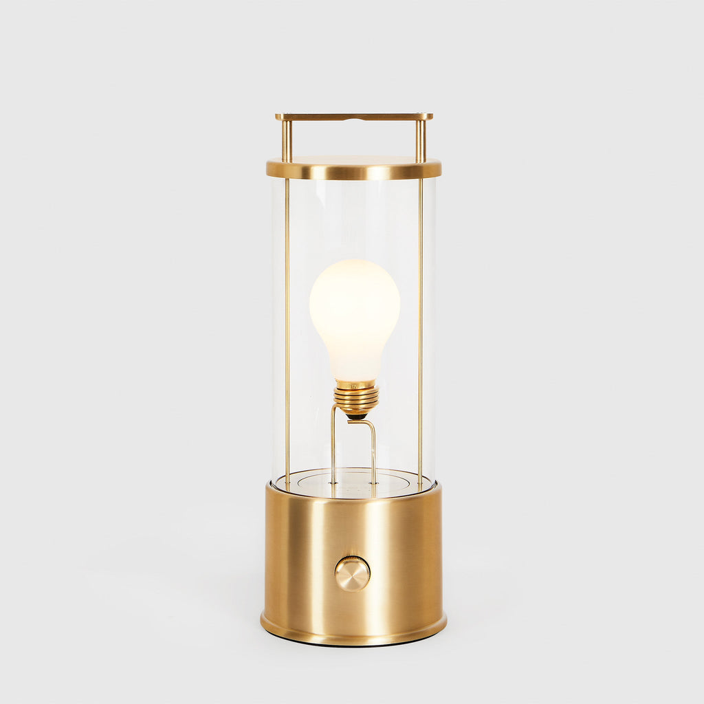 The Muse 2.0 Portable Lamp in Solid Brass