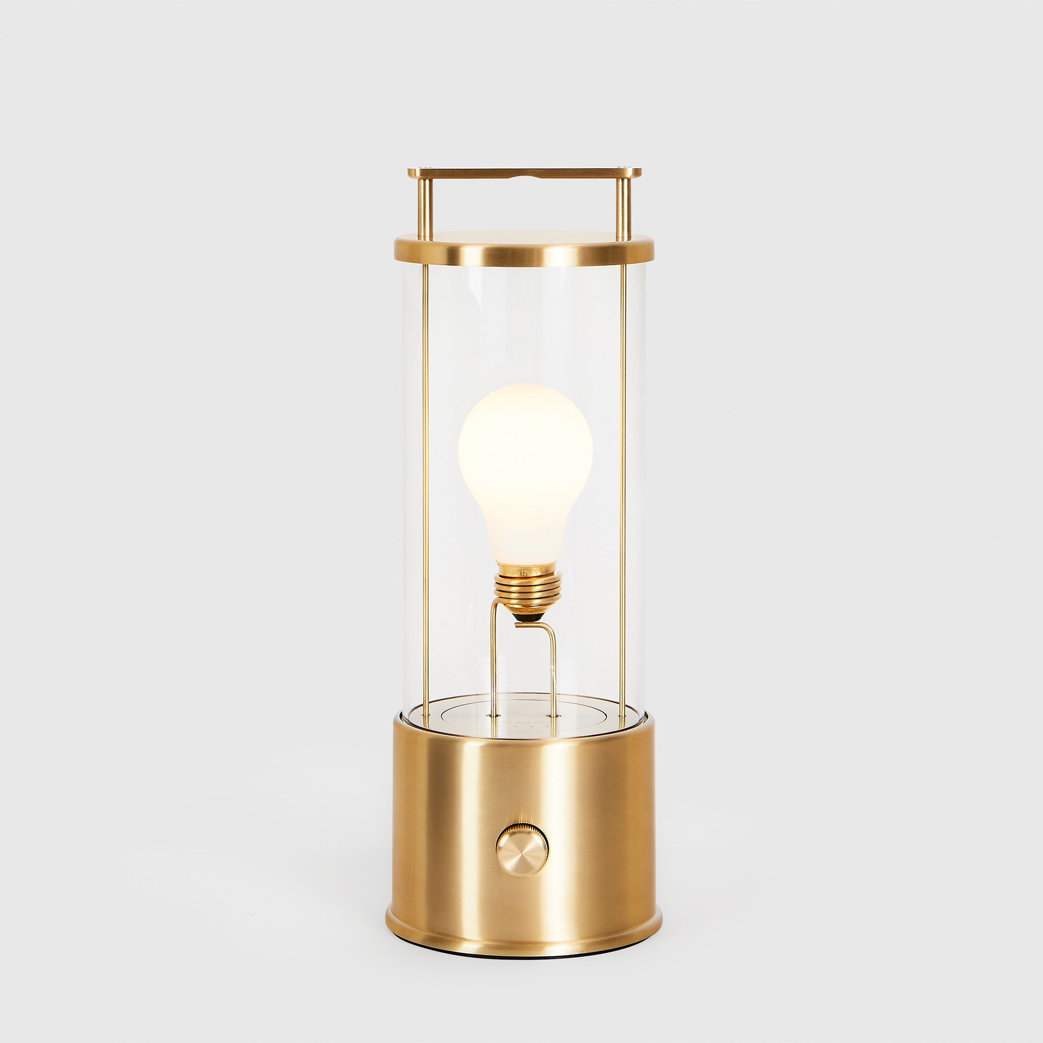 The Muse 2.0 Portable Lamp in Solid Brass