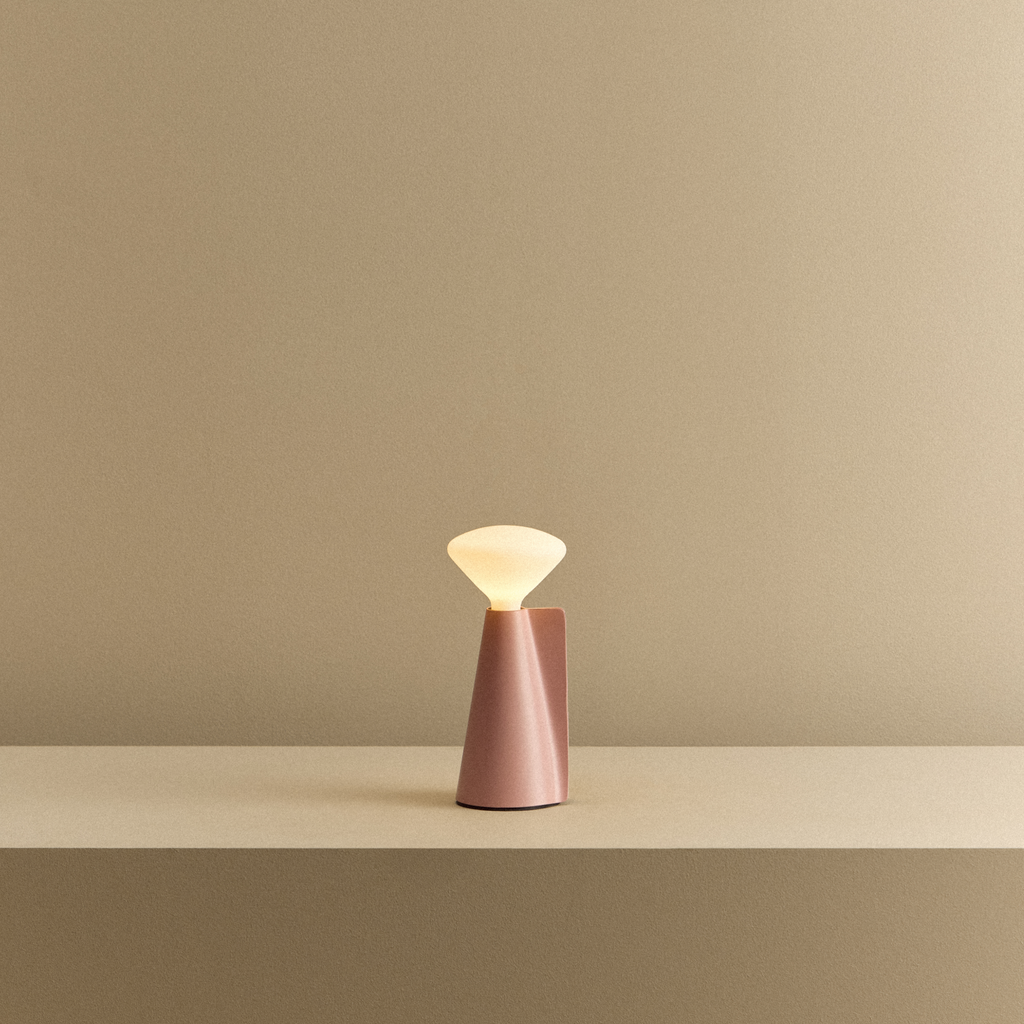 Mantle Portable LED Lamp – Peony Pink