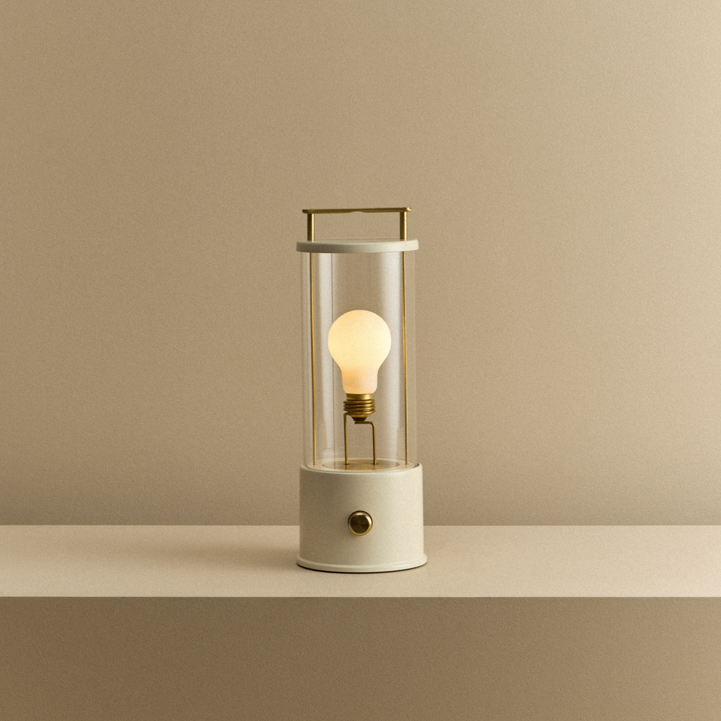 The Muse 2.0 Portable Lamp Candlenut White