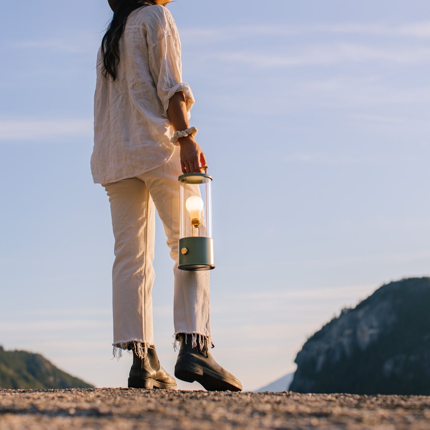 The Muse 1.0 Portable Lamp in Pleasure Garden Green