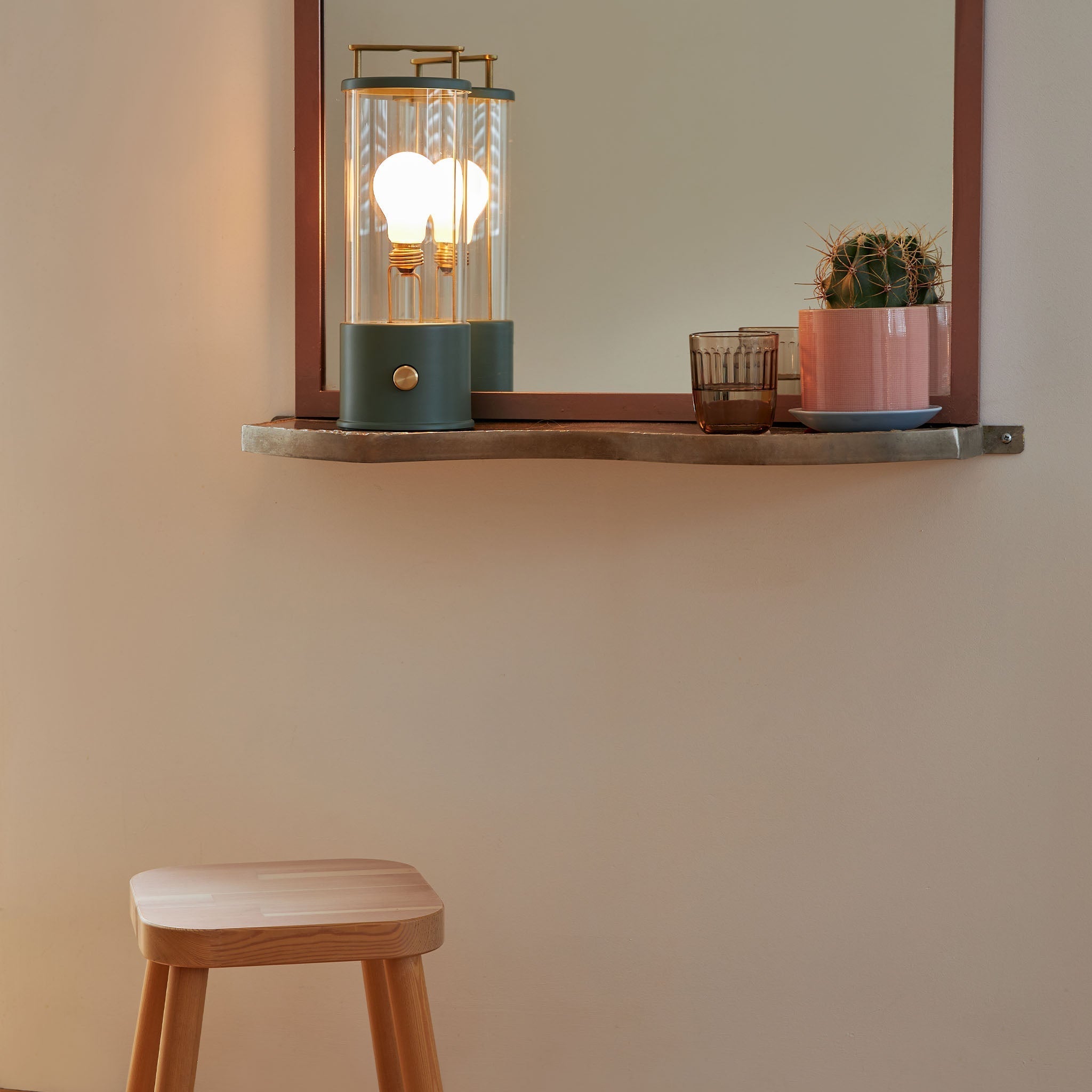 The Muse 1.0 Portable Lamp in Pleasure Garden Green