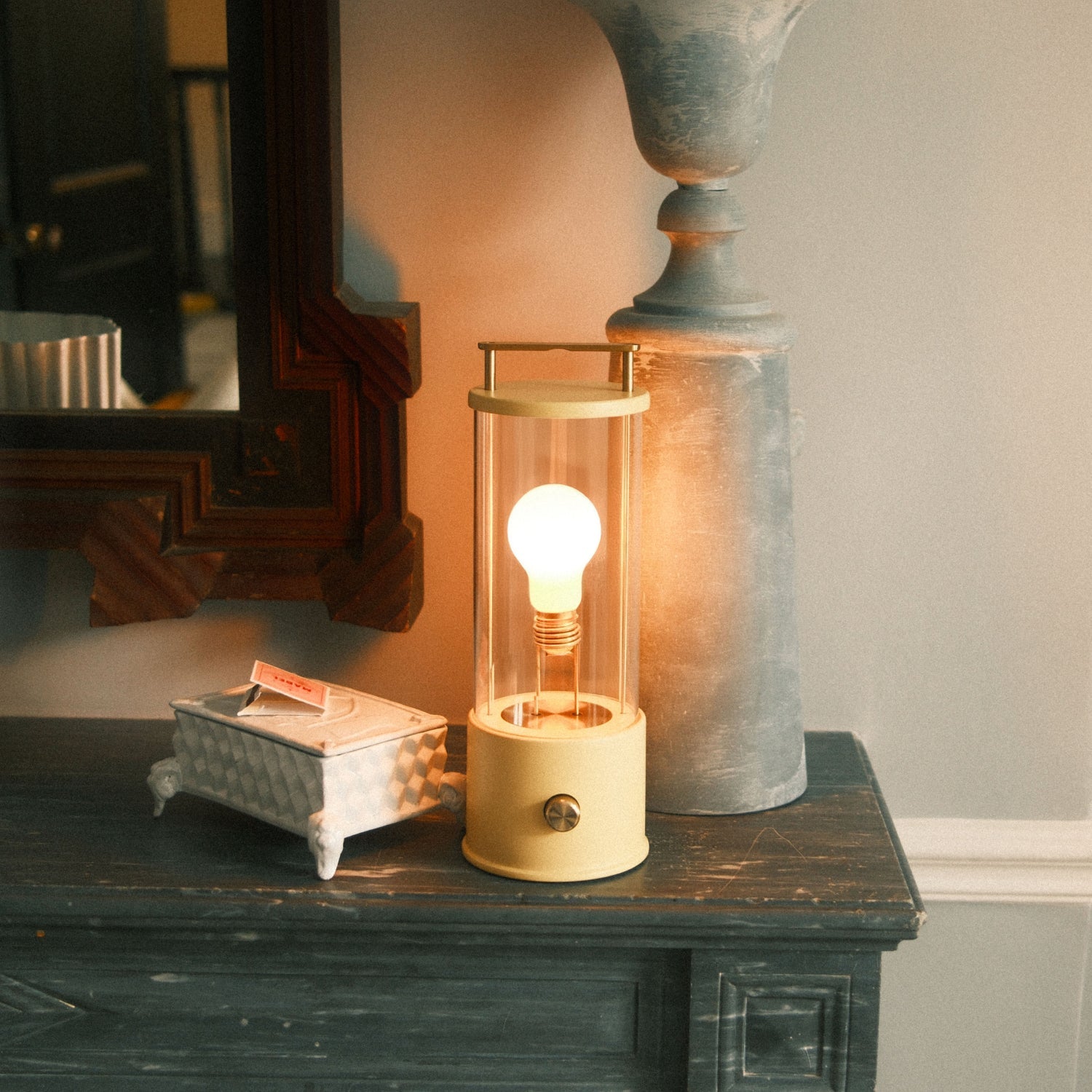 Ace Portable Table Lamp in Posset Yellow