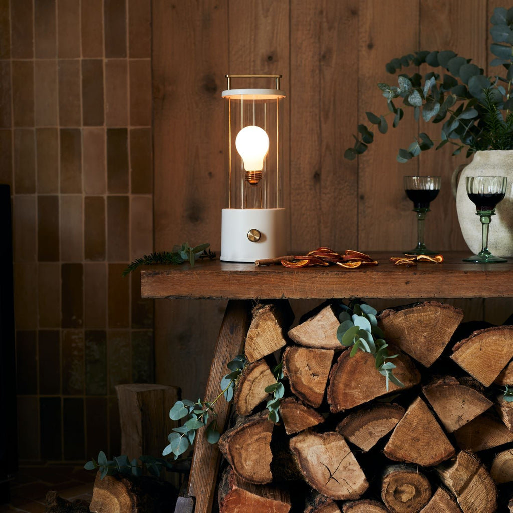 The Muse 2.0 Portable Lamp Candlenut White