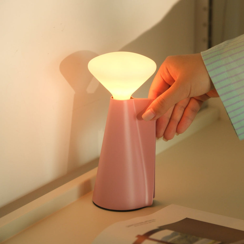 Mantle Portable LED Lamp – Peony Pink