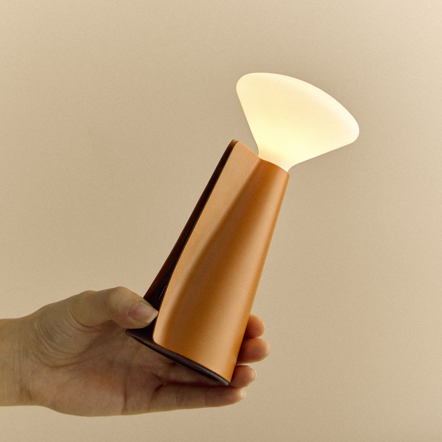 Mantle Portable Lamp in Claycourt Orange