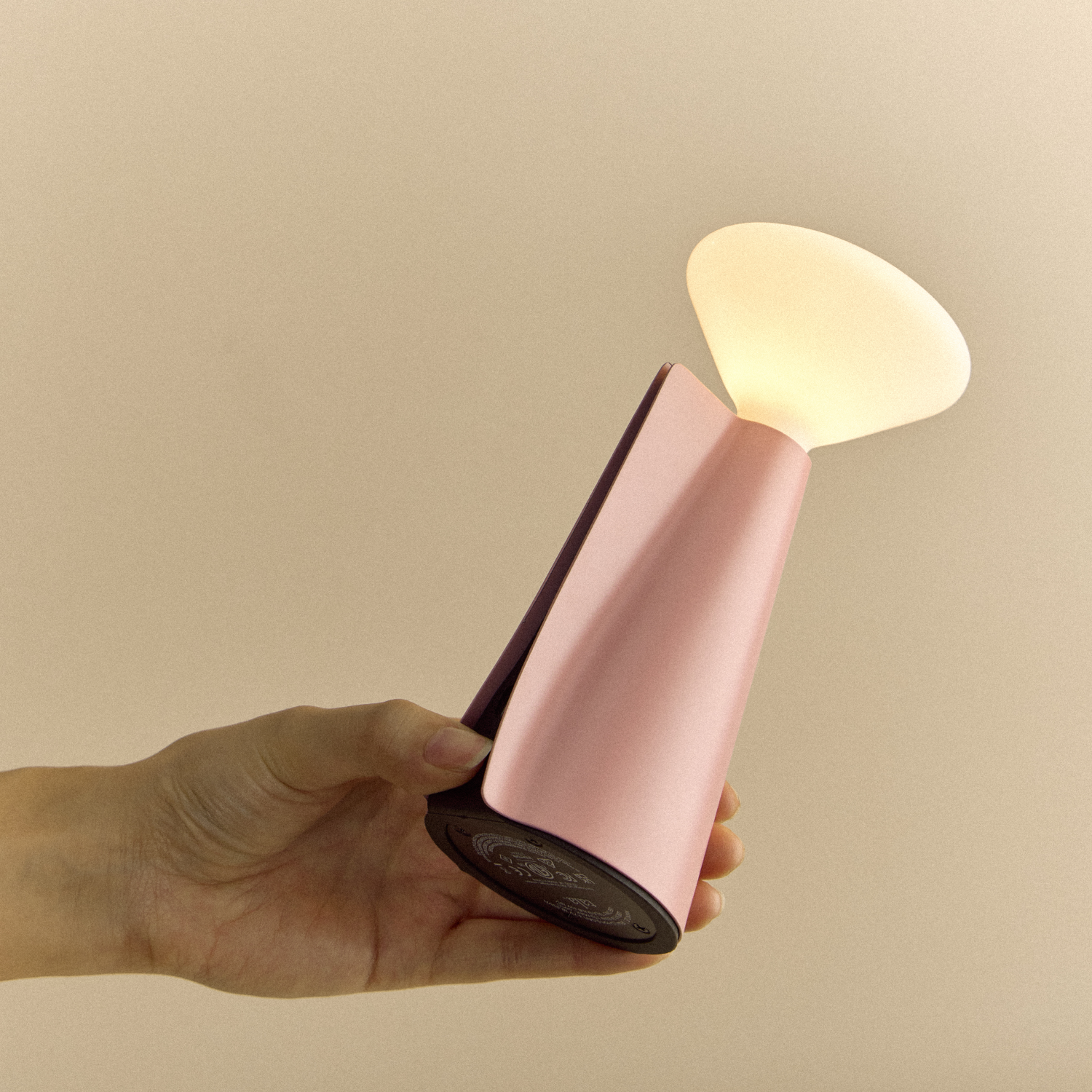 Mantle Portable LED Lamp – Peony Pink