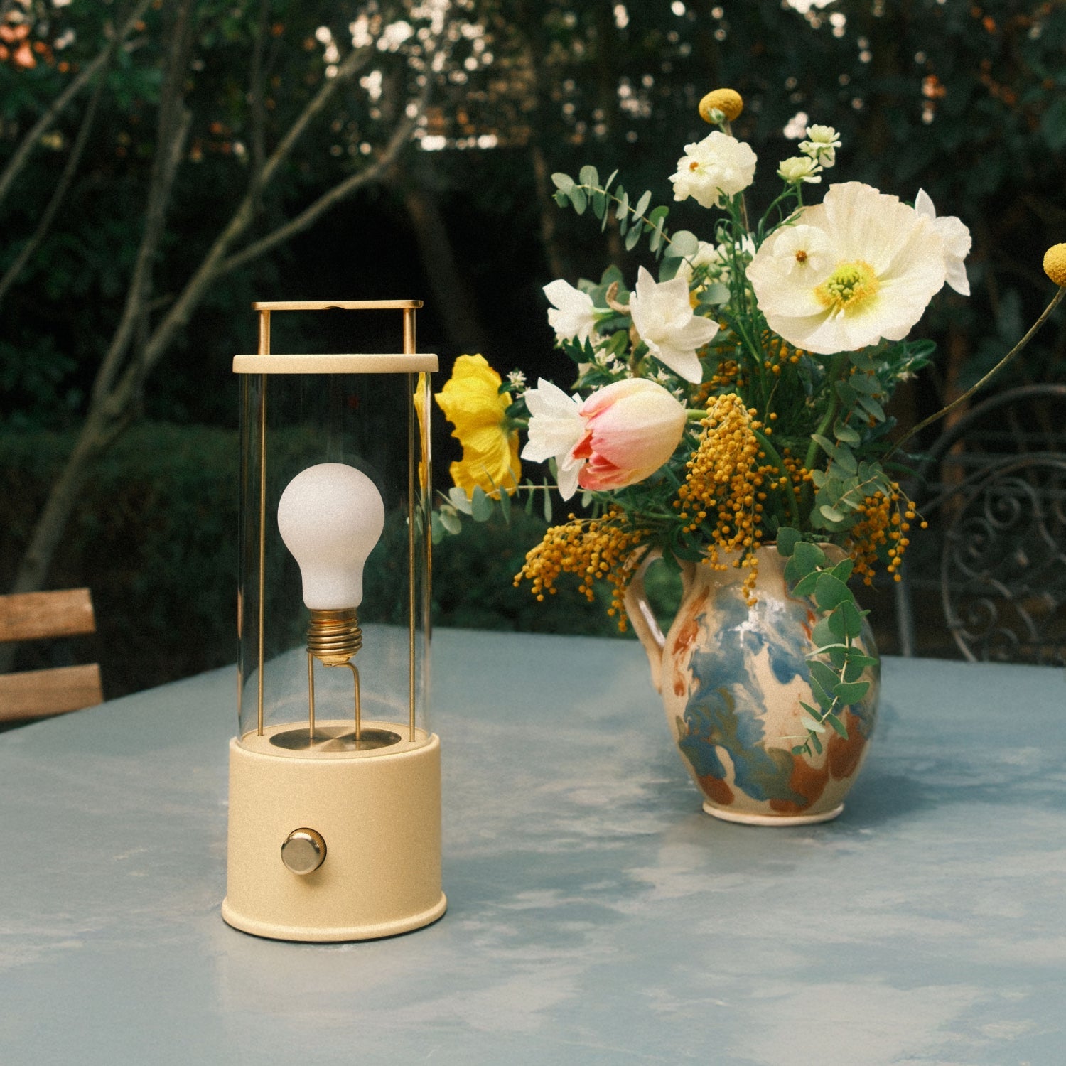 Ace Portable Table Lamp in Posset Yellow