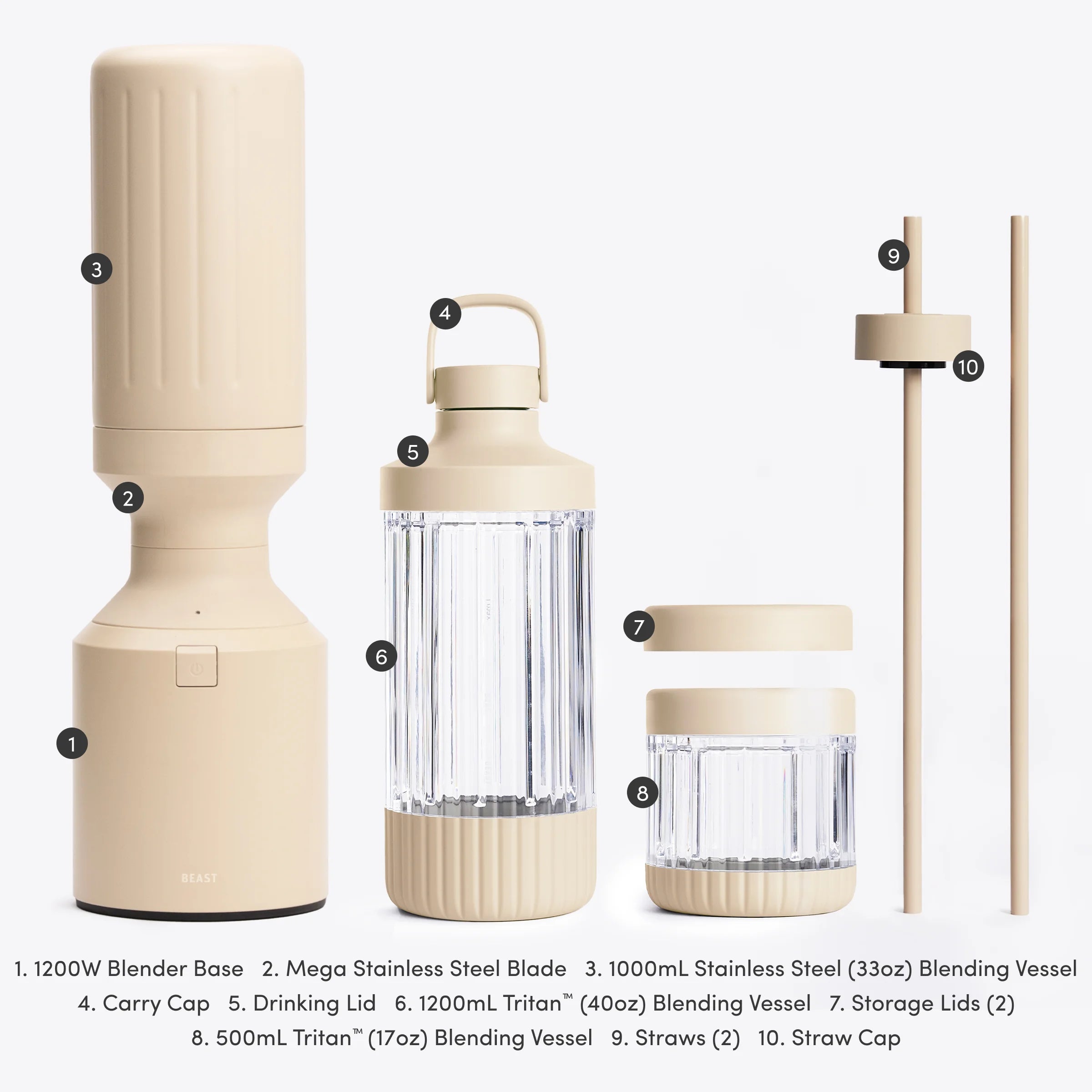Tako Mega 1200 Stainless Steel Blender