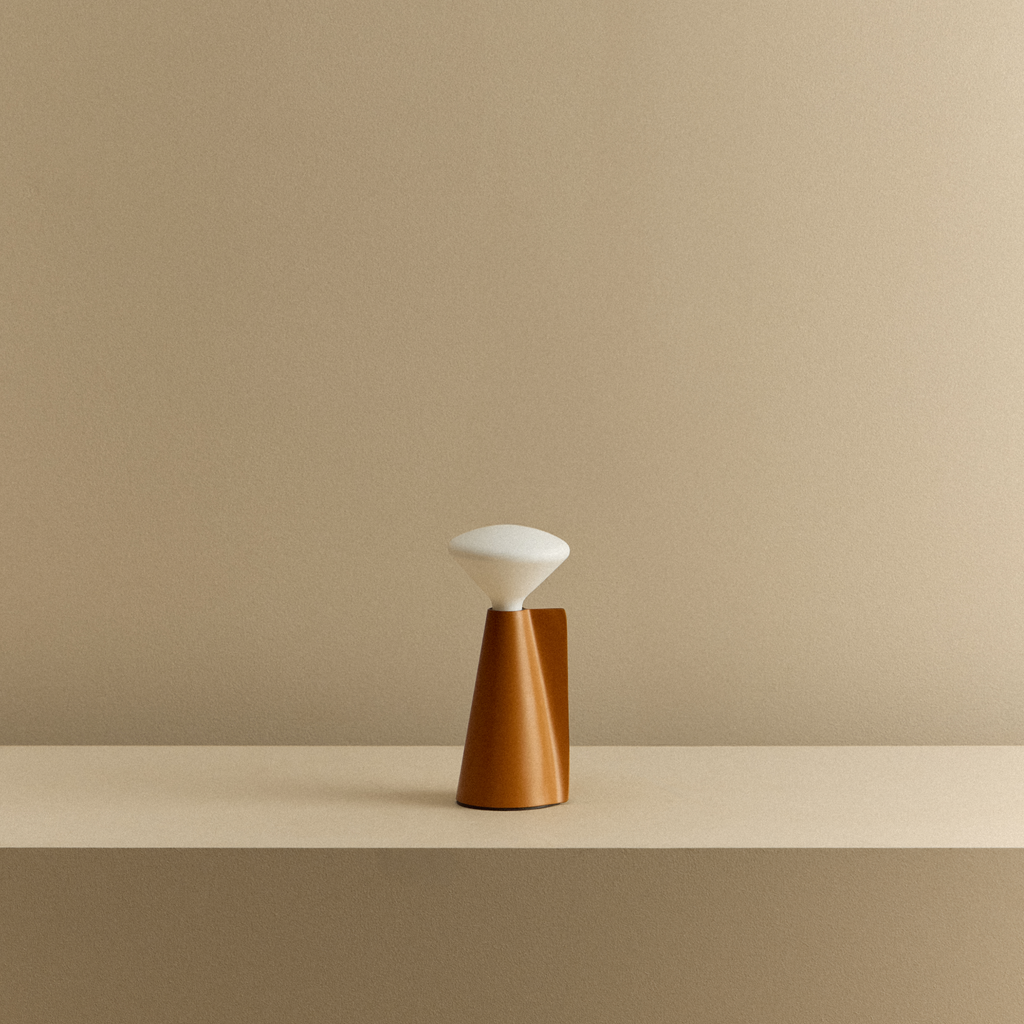 Mantle Portable Lamp in Claycourt Orange