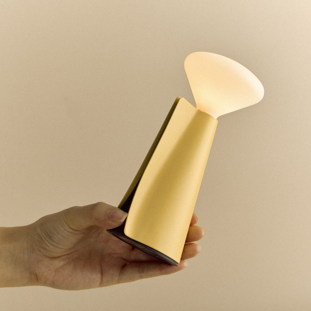 Mantle Portable Lamp in Posset Yellow