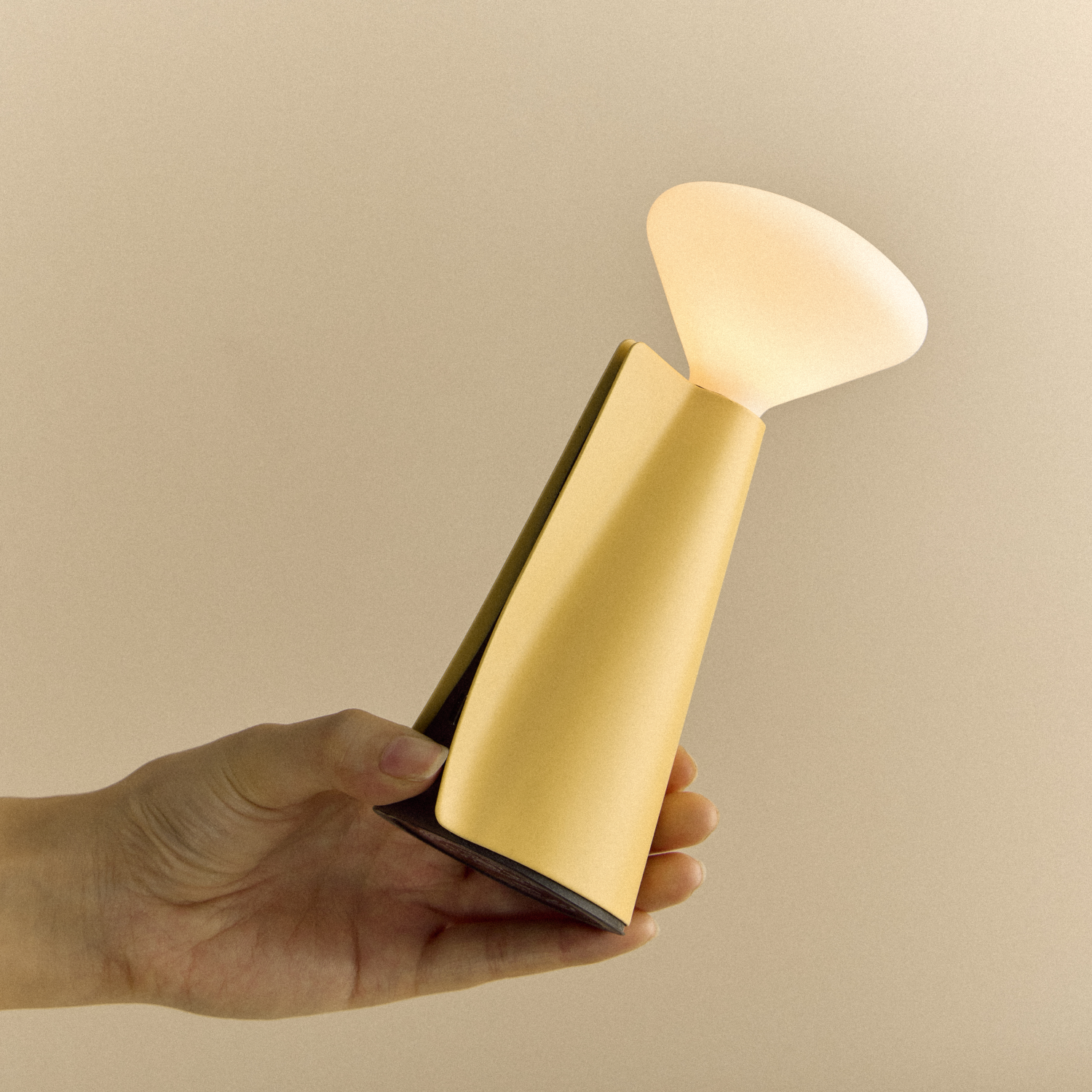 Mantle Portable Lamp in Posset Yellow