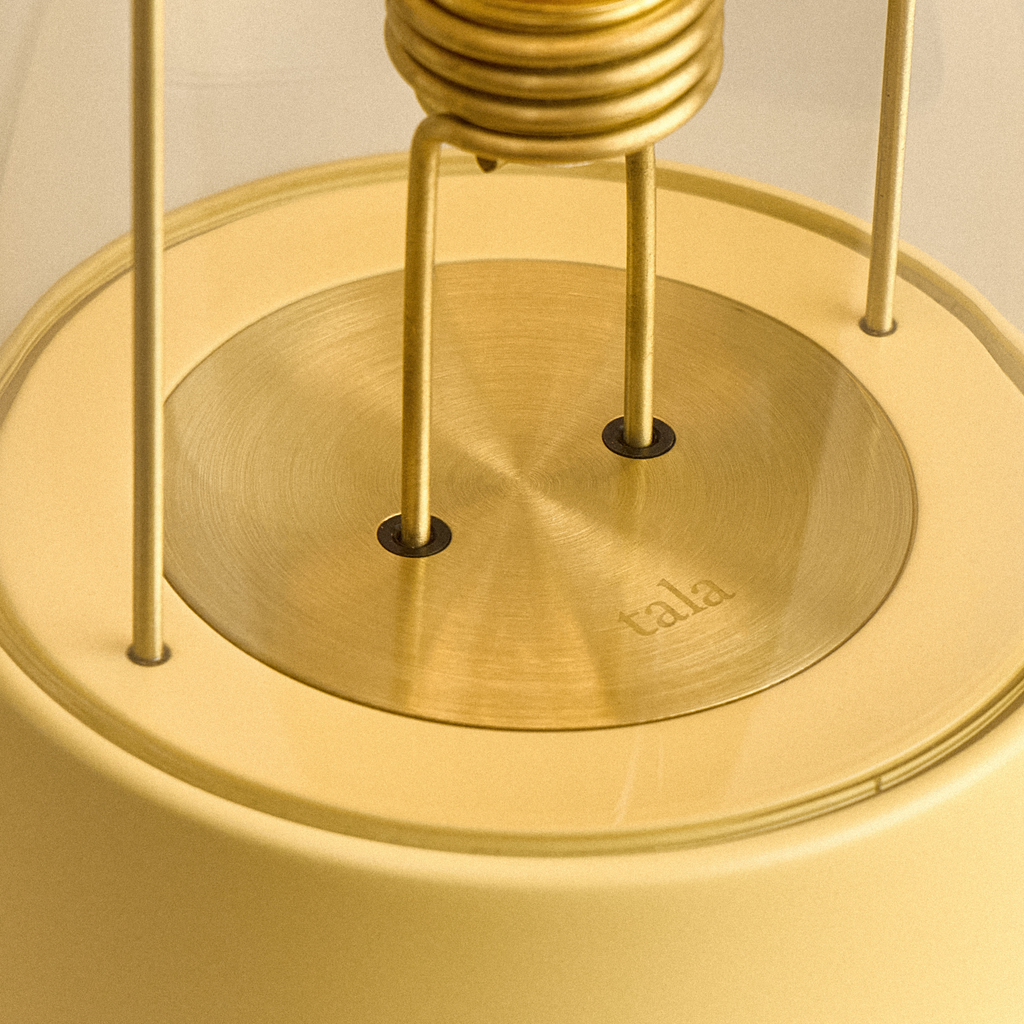 Ace Portable Table Lamp in Posset Yellow