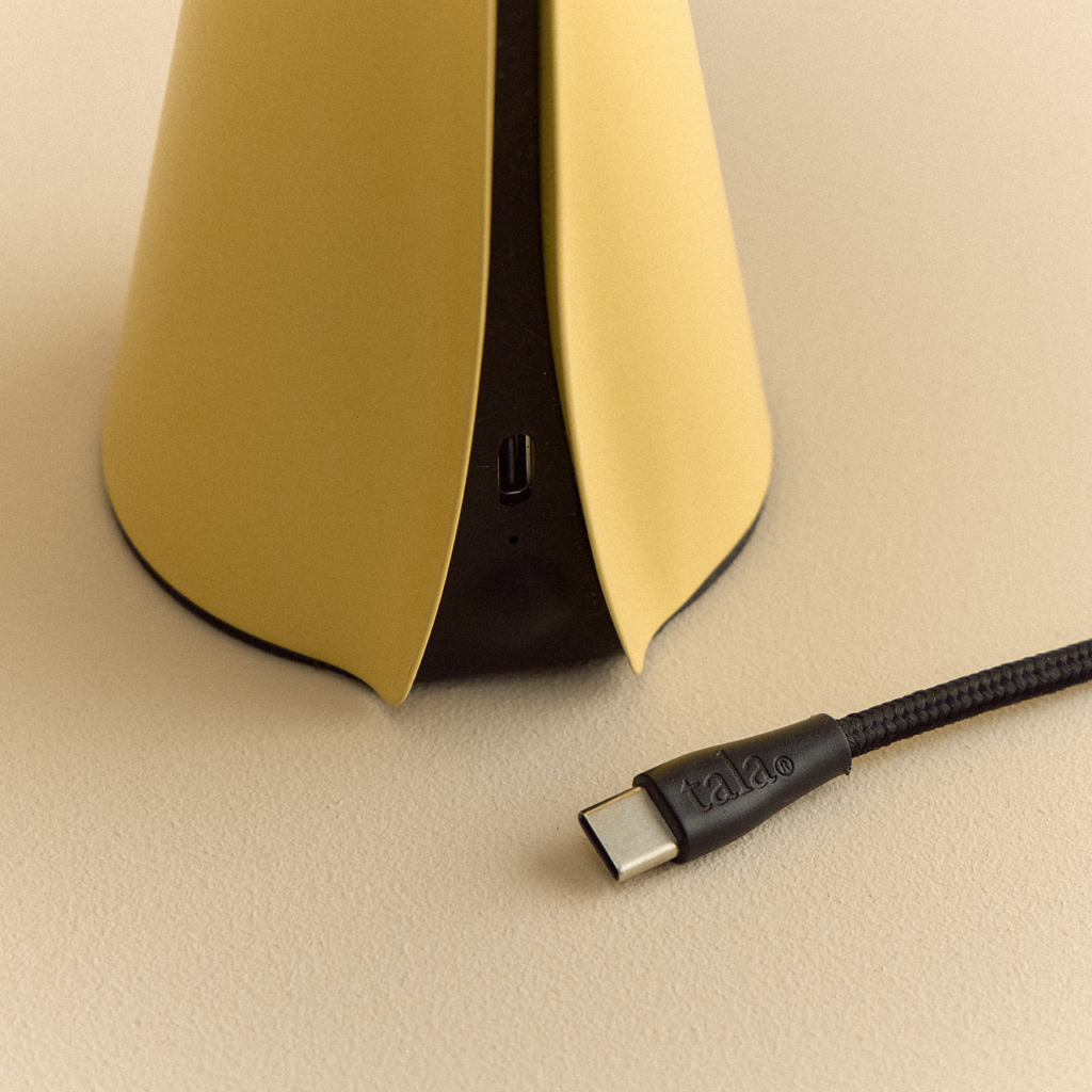 Mantle Portable Lamp in Posset Yellow