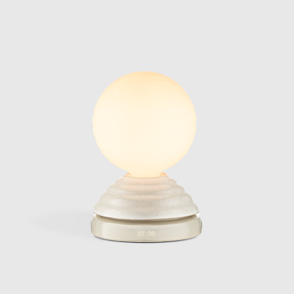 Ace Wake Sleep Light in Pebble White