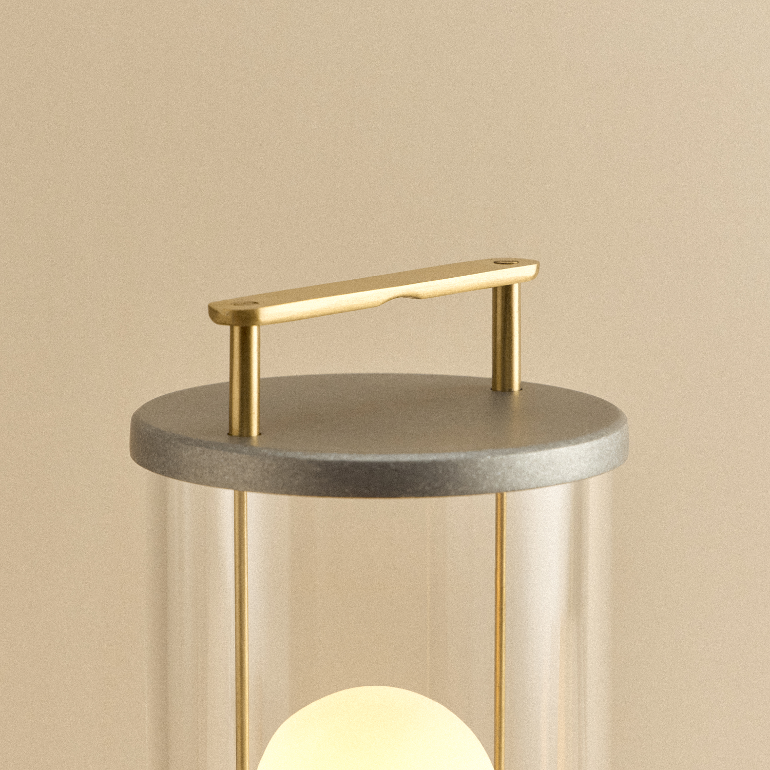 Ace Portable LED Lantern, IP65 Water-Resistant, Dim-to-Warm, Shatter-Resistant Acrylic, 30Hr Battery (Raw Aluminium)