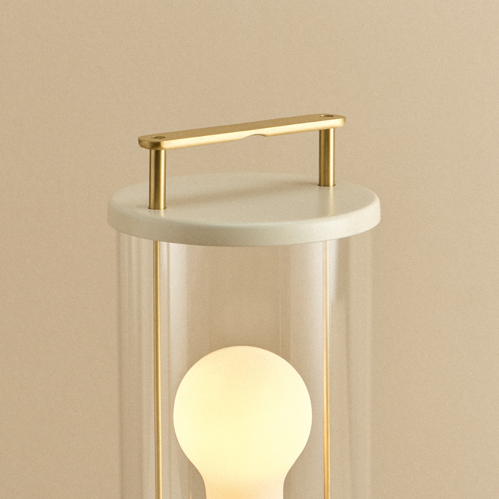 The Muse 2.0 Portable Lamp Candlenut White