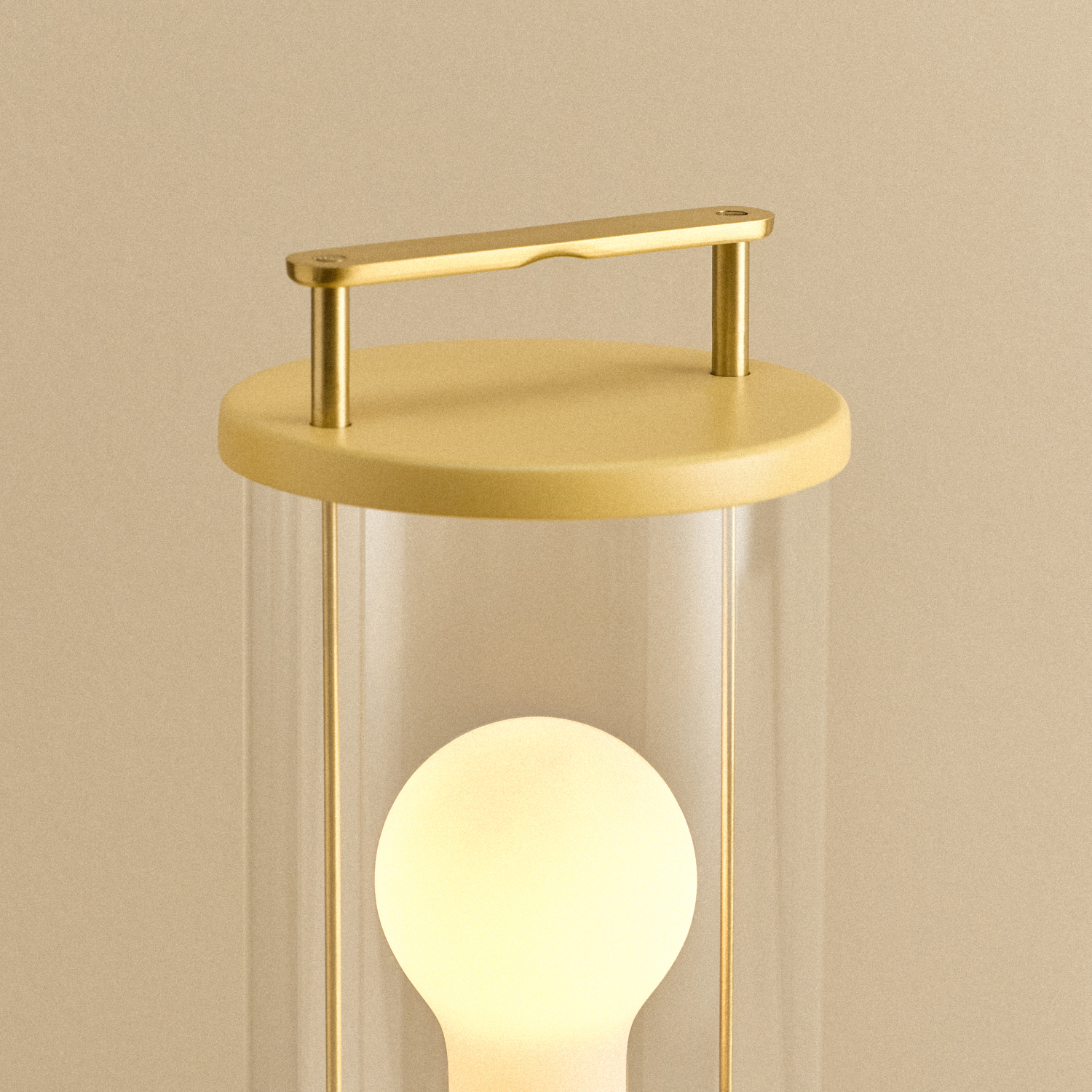 Ace Portable Table Lamp in Posset Yellow