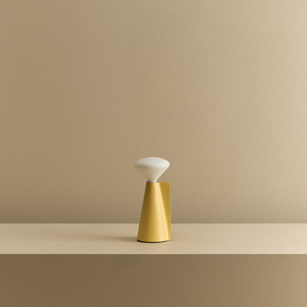 Mantle Portable Lamp in Posset Yellow