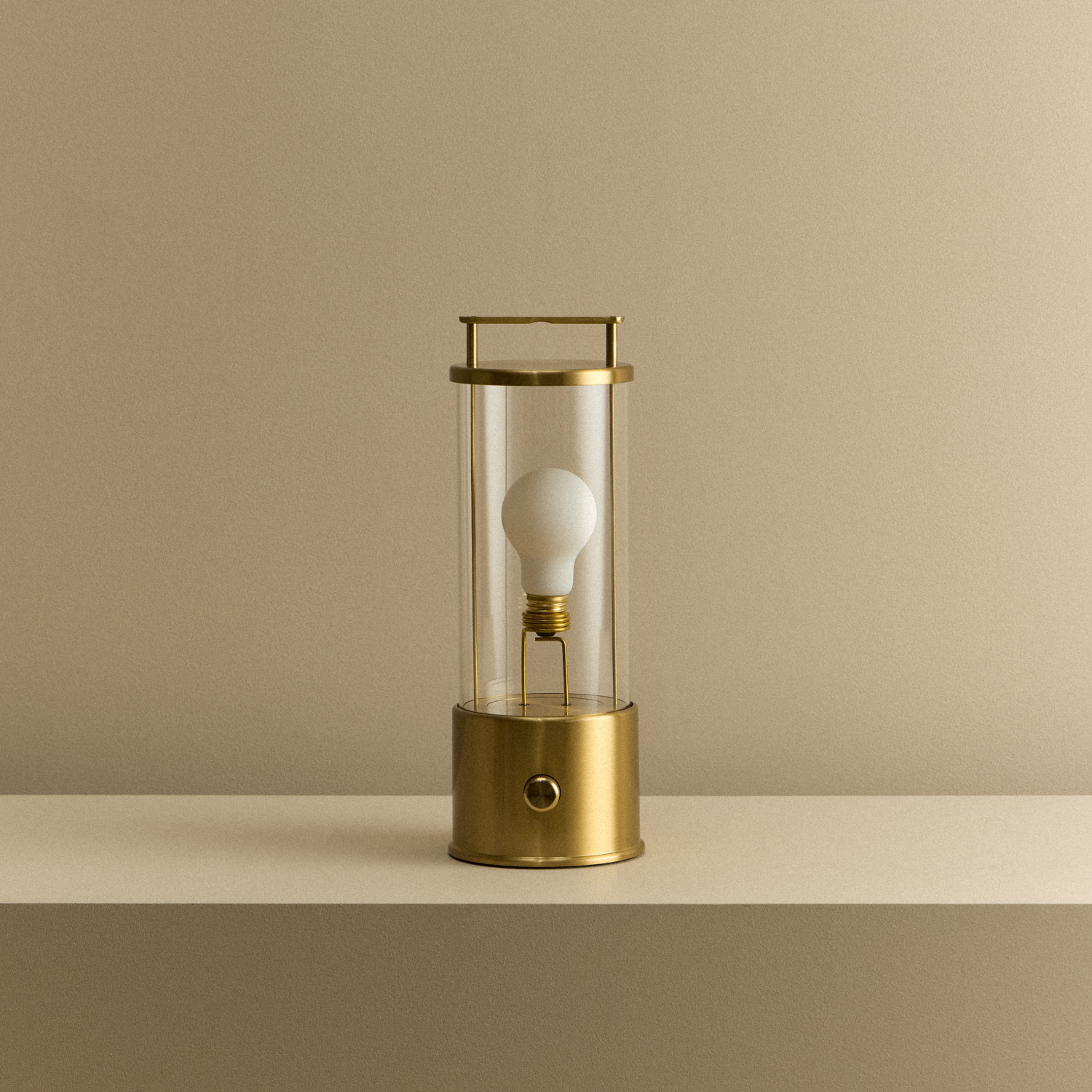 The Muse 2.0 Portable Lamp in Solid Brass