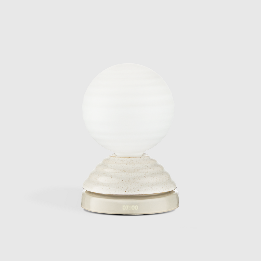 Ace Wake Sleep Light in Pebble White