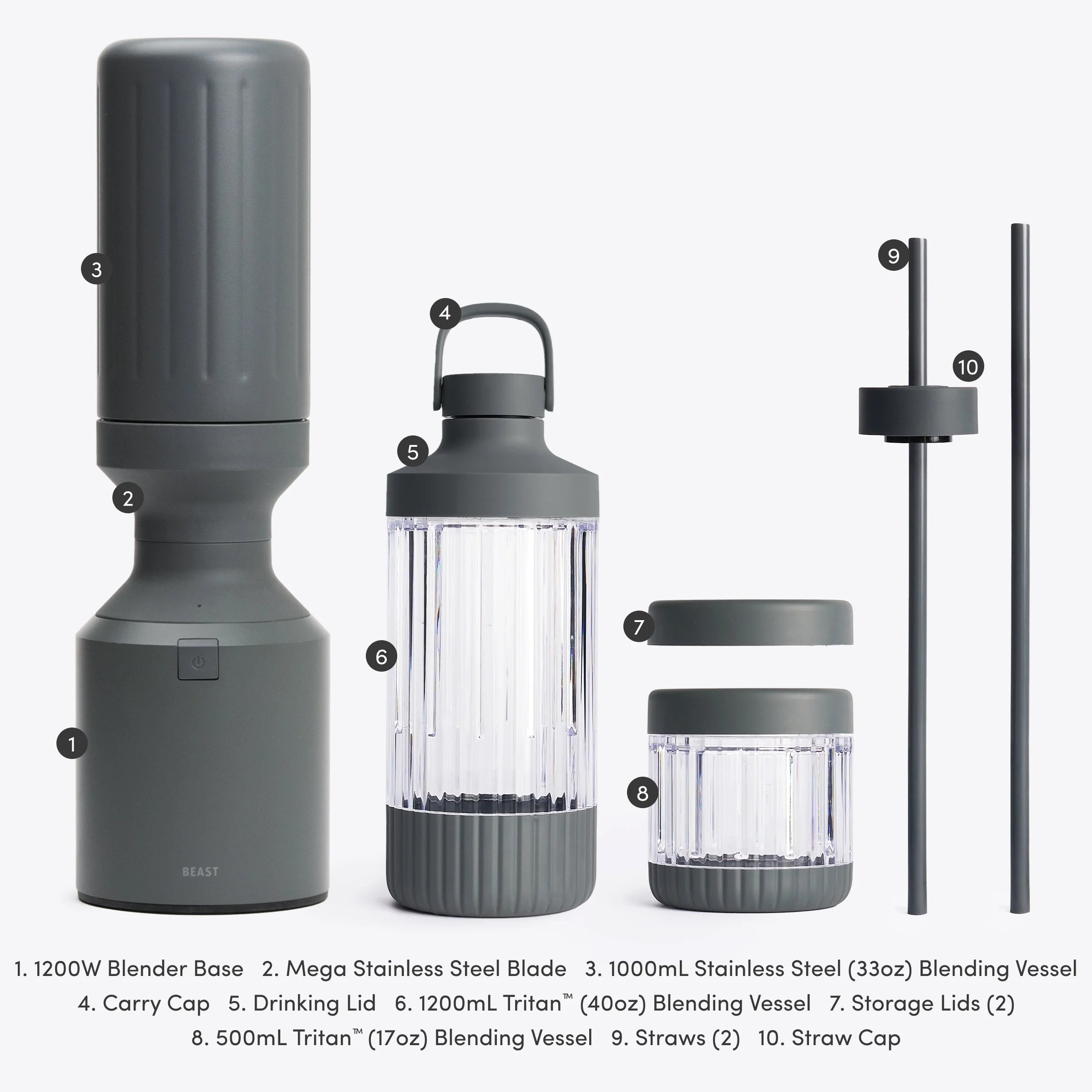 Tako Mega 1200 Stainless Steel Blender