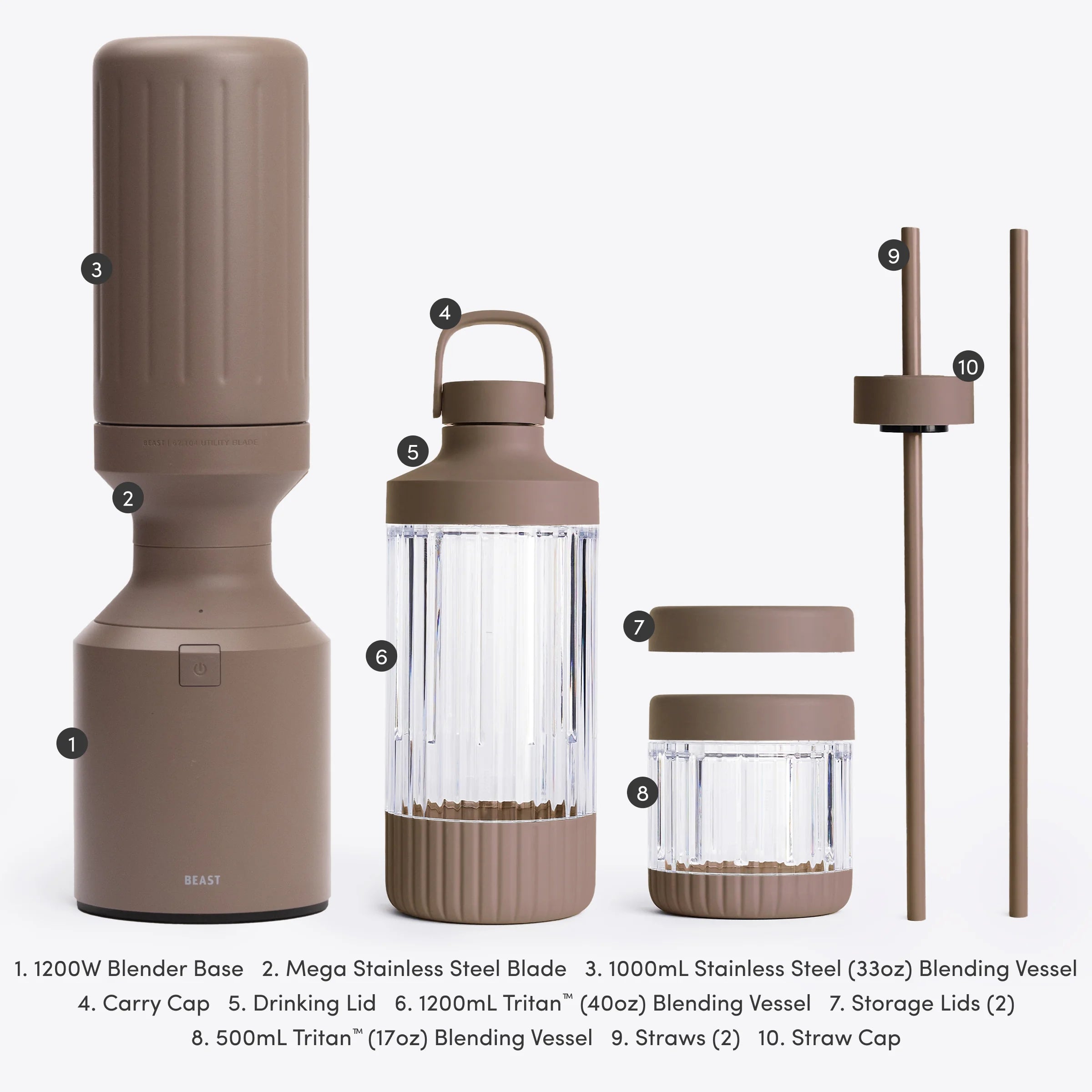 Tako Mega 1200 Stainless Steel Blender