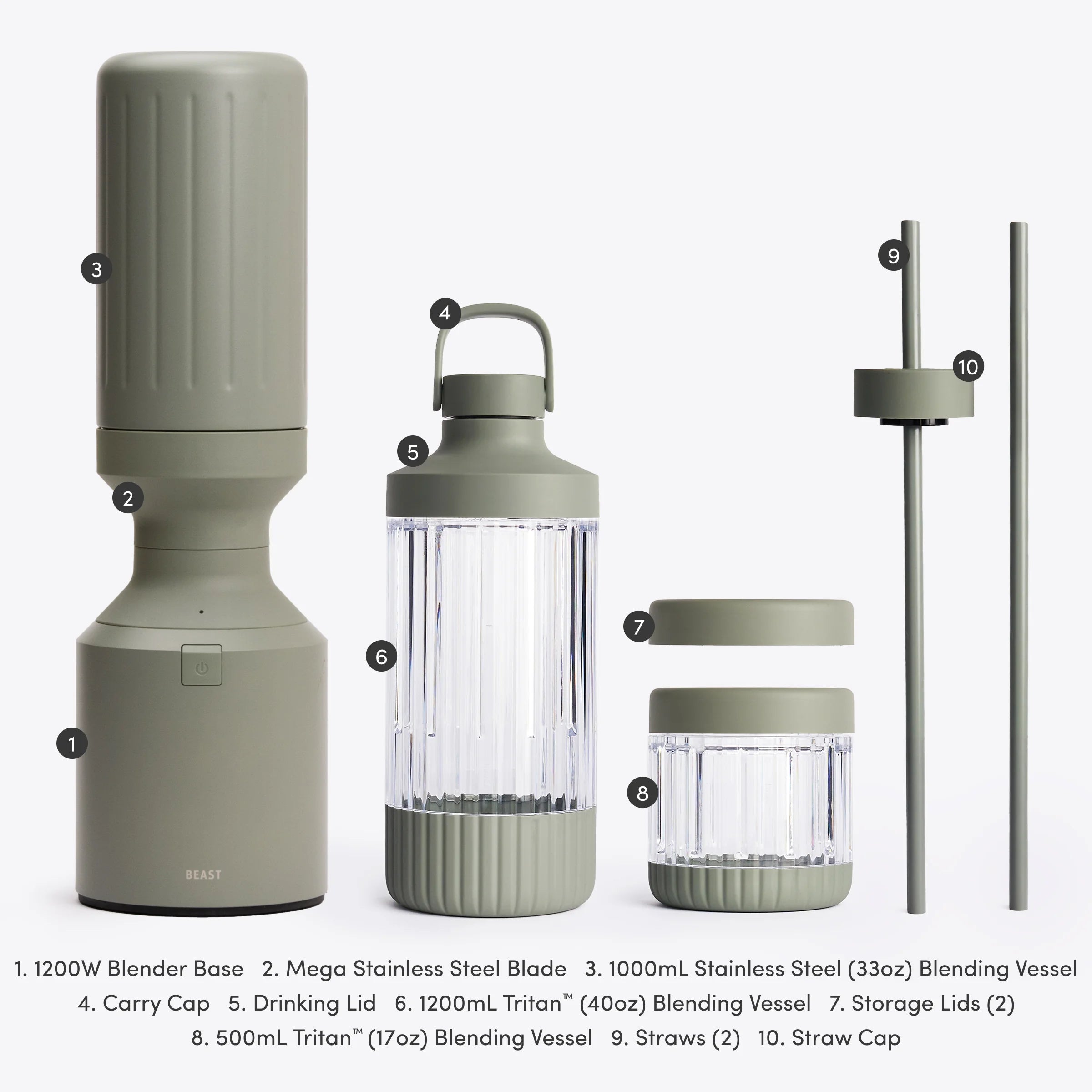 Tako Mega 1200 Stainless Steel Blender